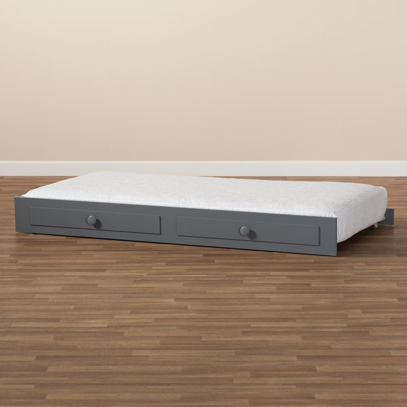INCOMPLETE Gunter Trundle Unit Color: Gray