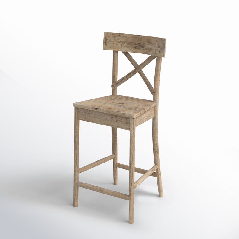 Eugley Solid Wood Bar & Counter Stool Seat Height: Counter Stool (24" Seat Height)