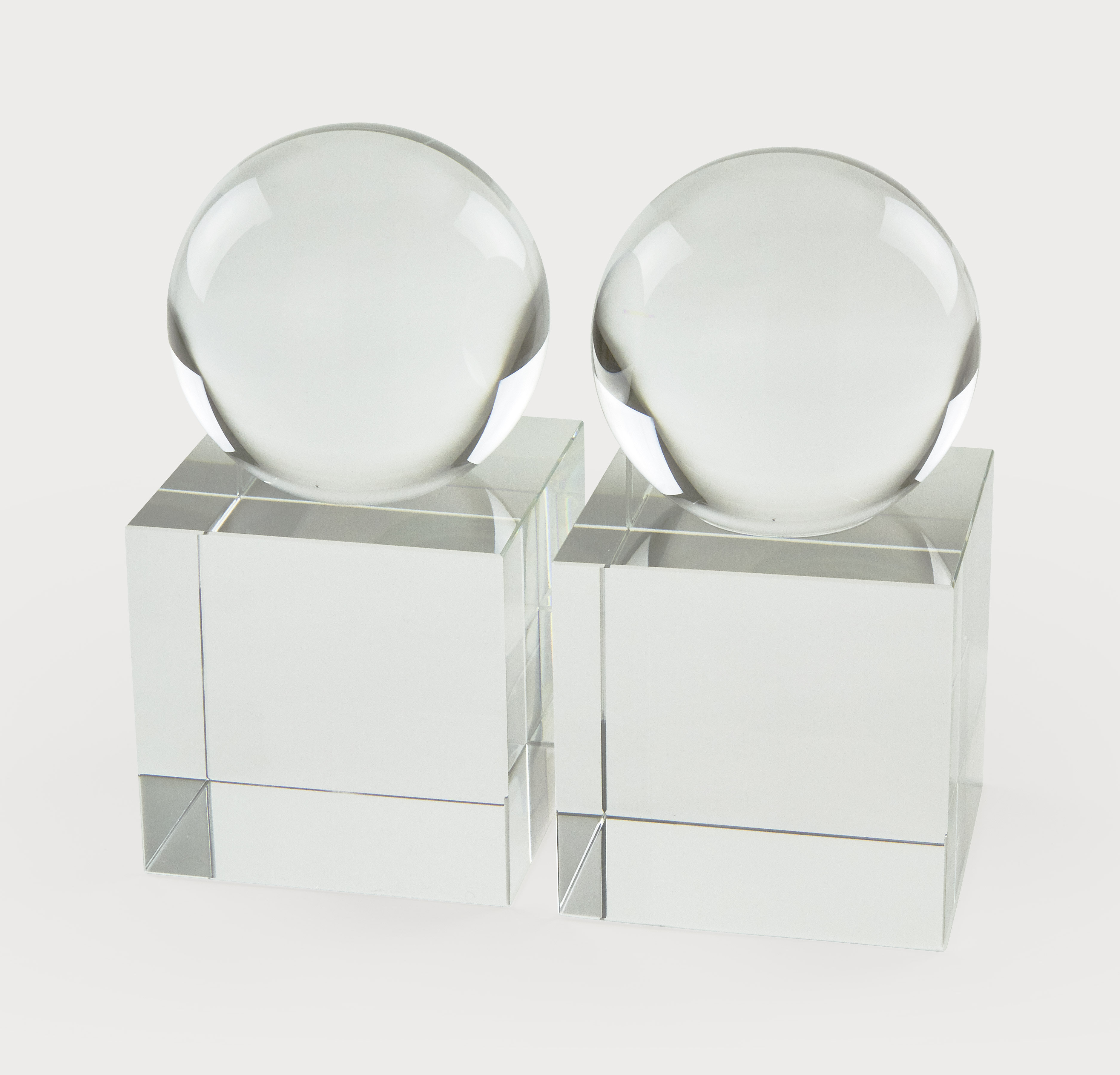 Tizo Crystal Sphere Bookends Wayfair