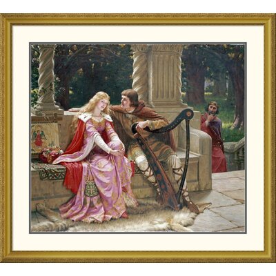 The End Of The Song By Edmund Blair Leighton Framed Painting Print