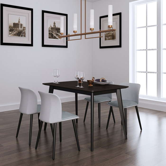 Houghton Mid Century Modern 6 Person Dining Table