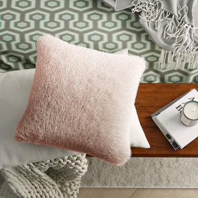 Willa Arlo Interiors Rosia Shag Throw Pillow Reviews Wayfair