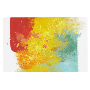 Oriana Cordero 'Medley' Colorful Paint Doormat