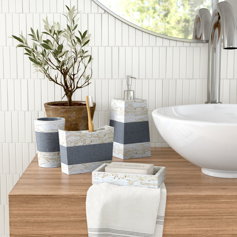 Union Rustic Loeffler Rustic 4 Piece Bathroom Accessory Set