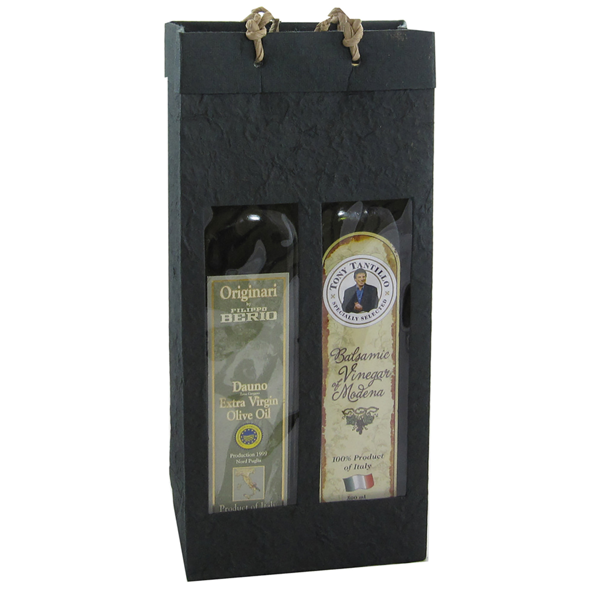 two bottle wine gift bag