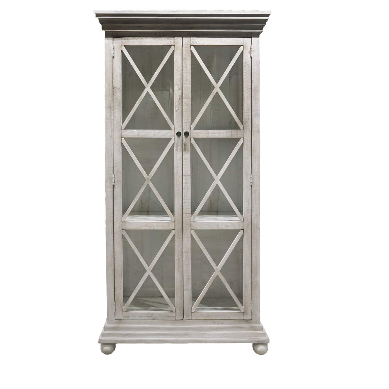 Rosecliff Heights Topeka Glass Door Accent Cabinet Wayfair