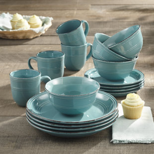 aqua dish set