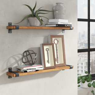 Cherry Wood Floating Shelf Wayfair