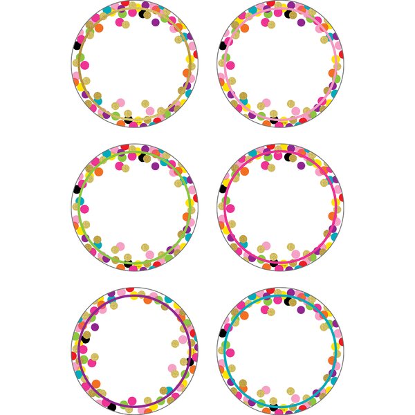 Teacher Created Resources Confetti Circle Accents | Wayfair