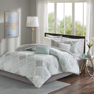 Go to store & view more images Alcott Hill Harding Cotton Sateen Reversible Comforter Set