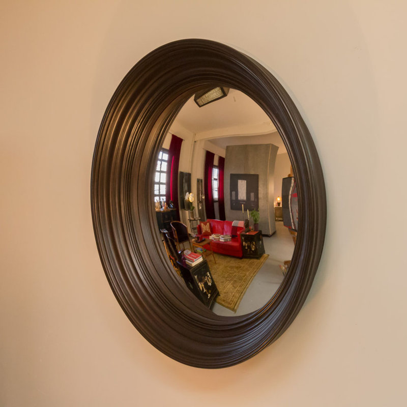 Convex Wall Mirror reflecting design lola 46" decorative convex wall mirror & reviews Convex Wall Mirror reflecting design lola 46" decorative convex wall mirror & reviews