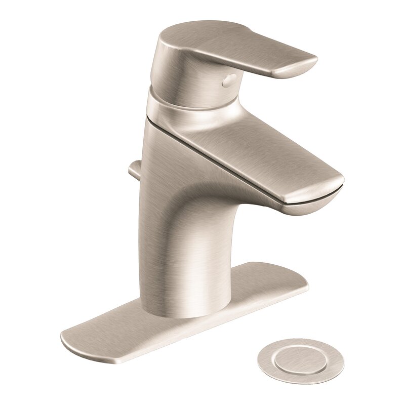 Moen Method Single Hole Bathroom Faucet With Drain Assembly