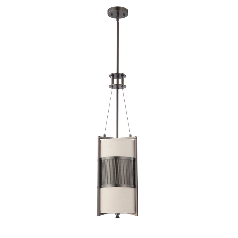 House Of Hampton Moorer 1 Light Single Cylinder Pendant Reviews Wayfair