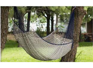 Go to store & view more images Unique Rope Nylon Camping Hammock by Novica