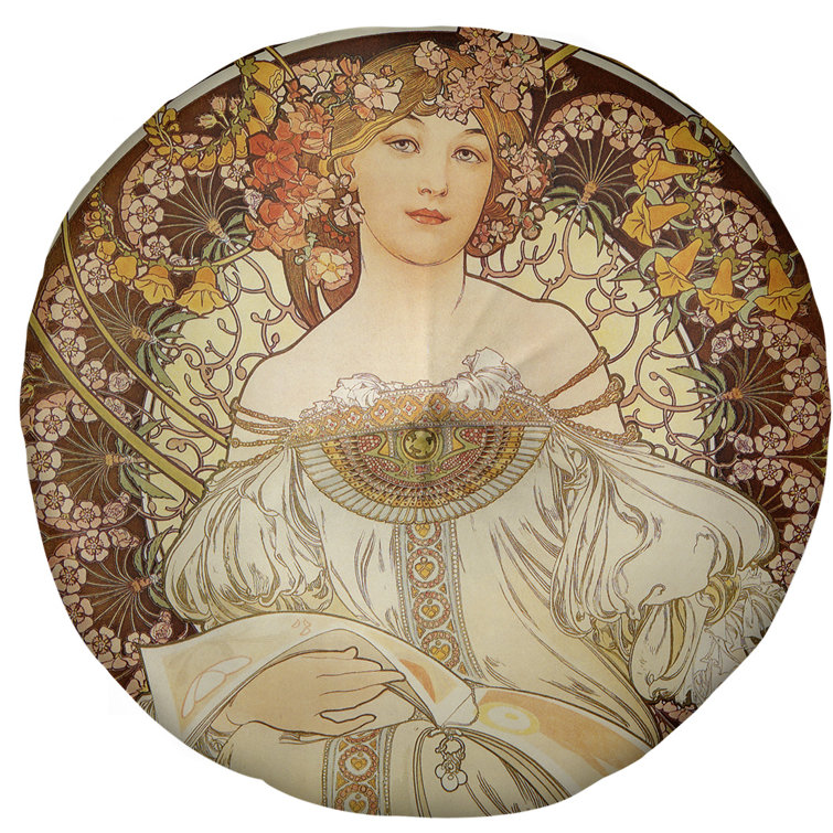 alphonse mucha pillows