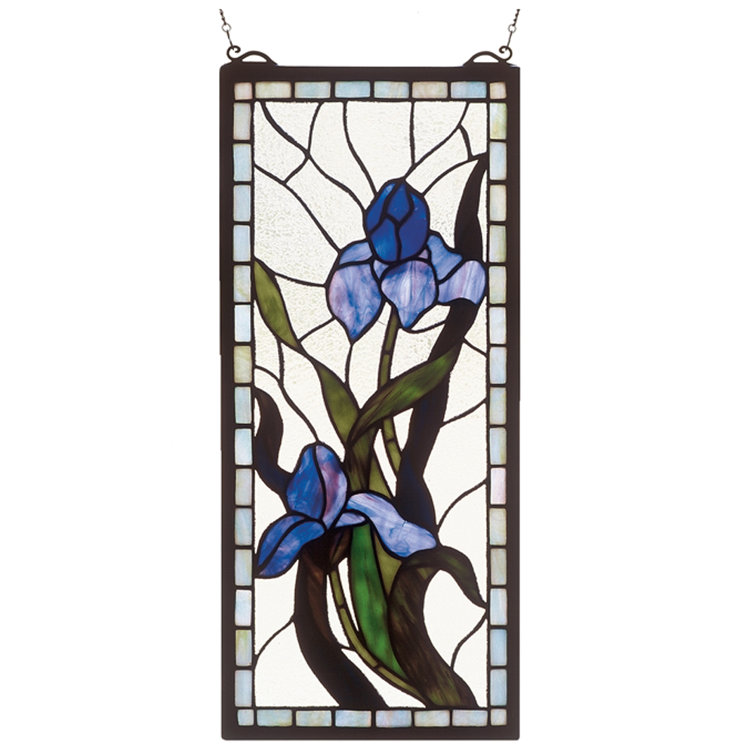 August Grove Wanneroo Stained Glass Window Panel Reviews Wayfair