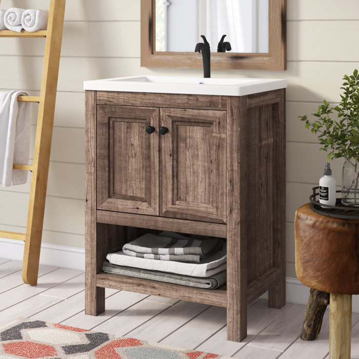 Nicholle 24 Single Bathroom Vanity Set Nicholle 24 Single Bathroom Vanity Set