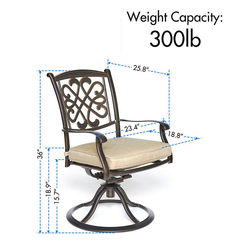 patio glider chairs metal