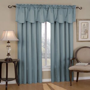 Lanesville Solid Blackout Thermal Rod Pocket Single Curtain Panel