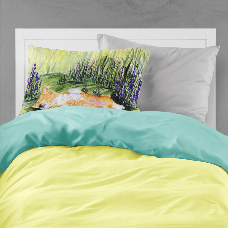 East Urban Home Corgi Moisture Wicking Pillowcase Wayfair