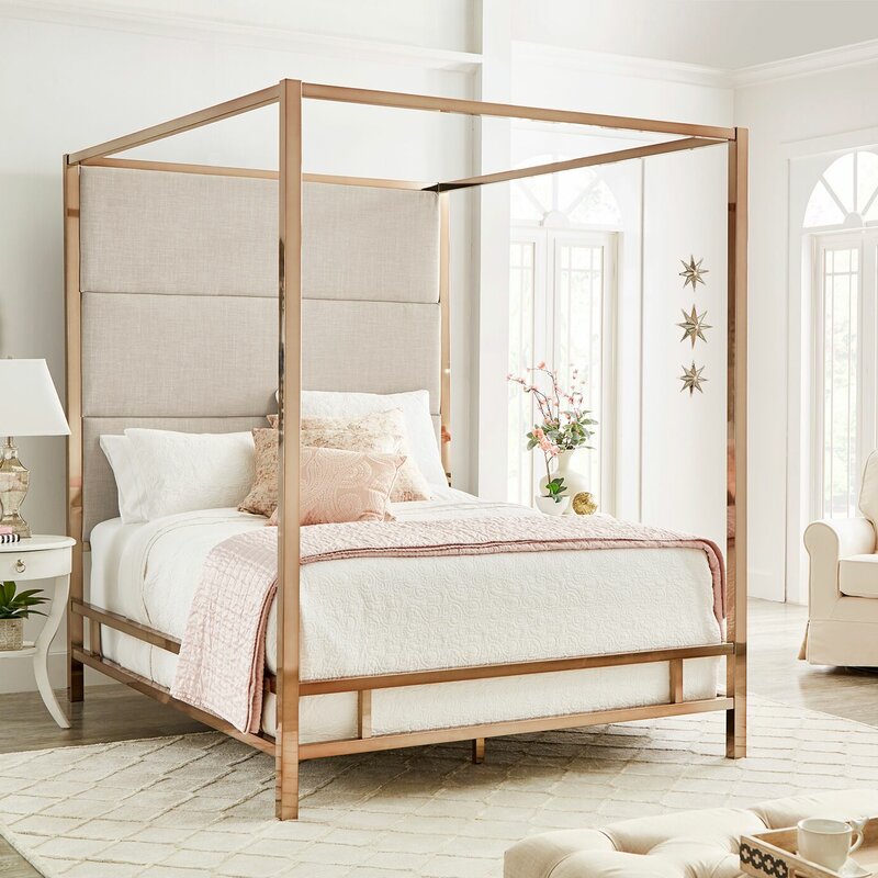 Weymouth Upholstered Canopy Bed