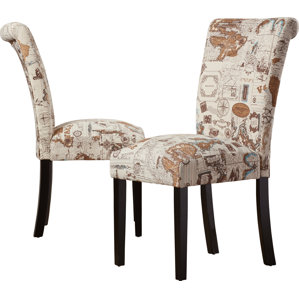 Proctorville Upholstered Dining Chair (Set of 2) by Alcott Hill