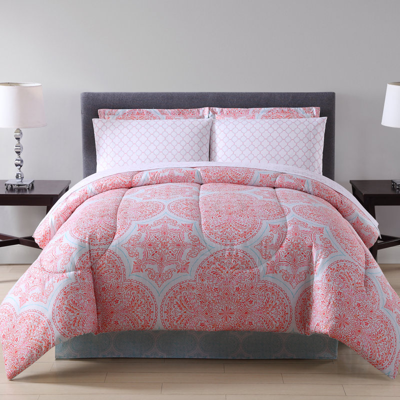 Bungalow Rose Sevenoaks 8 Piece Comforter Set Reviews Wayfair