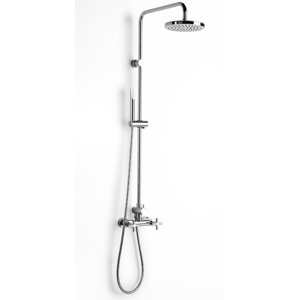 Zweihebel-Duscharmatur Twin mit Regendusche und Handbrause von Roca
