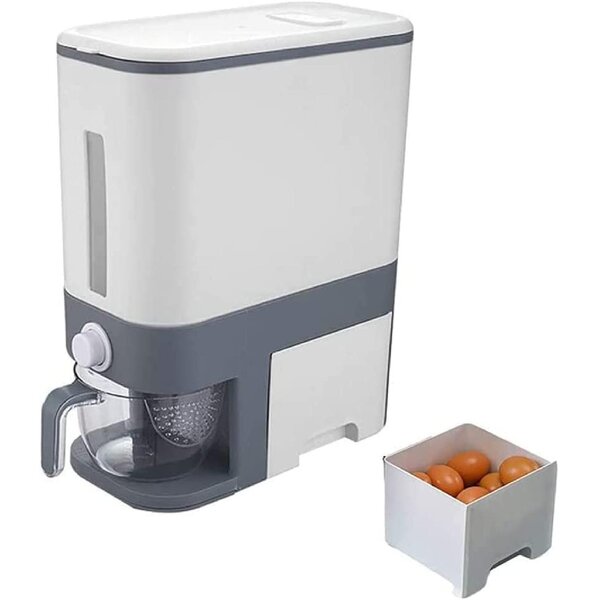 Plastic Kitchen Food Cereal Grain Storage Box Bean Rice Dispenser Container Tool