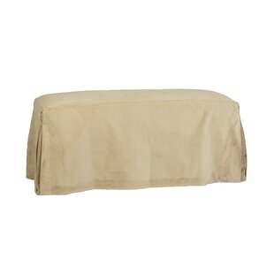 Long Pleated Bench Slipcover By Darby Home Co
