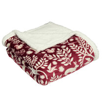 red throws and cushions