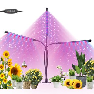 Full Spectrum with Clip for Indoor Plants 3 Heads LED Grow Light