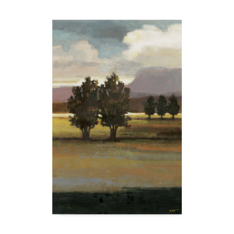 Winston Porter Mountain Range I Acrylic Painting Print On