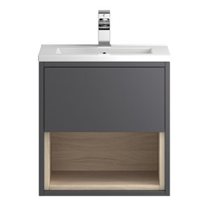Ultra 50 cm Wandmontierter Waschtisch Coast