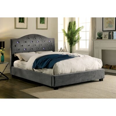 Clement Upholstered Standard Bed House Of Hampton Size