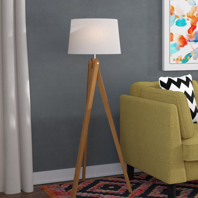 Pelli 63 Tripod Floor Lamp Langley Street Bulb 150w
