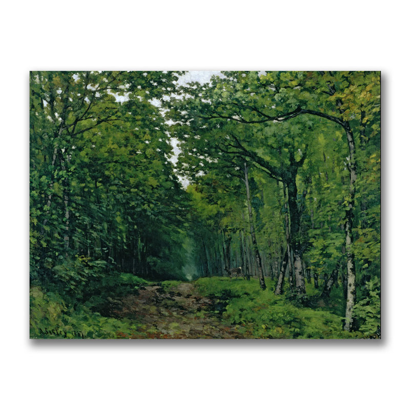 Trademark Art The Avenue Of Chestnut Trees By Alfred Sisley