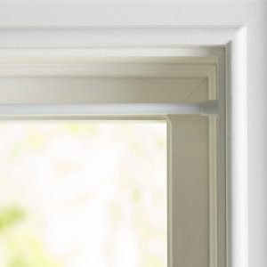 Wayfair Basics Round Spring Tension Single Curtain Rod