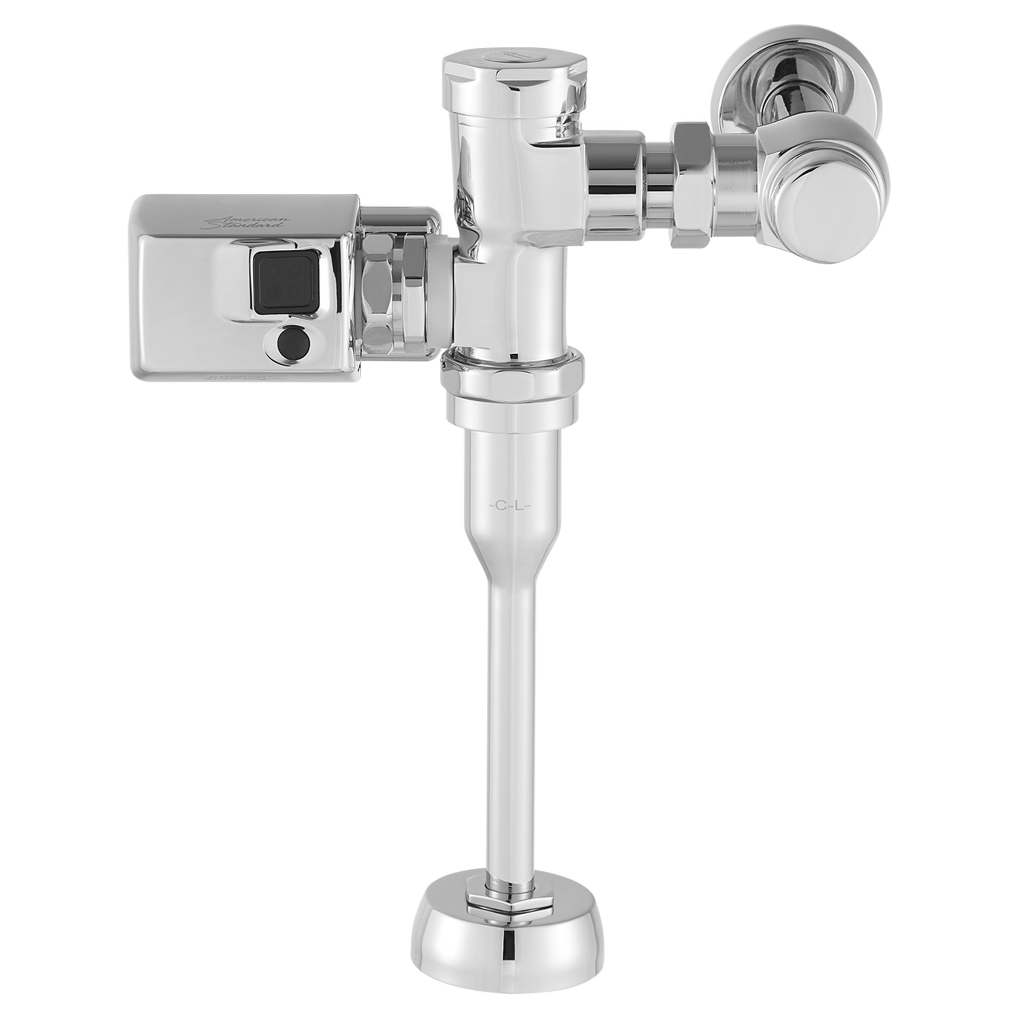 American Standard Ultima Exposed Manual Urinal Flush Valve with Side