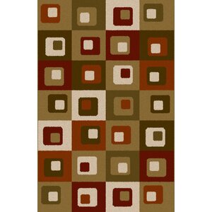 Federico Taupe/Green Area Rug