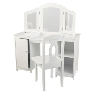 Deluxe 2 Piece Vanity Set with Mirror