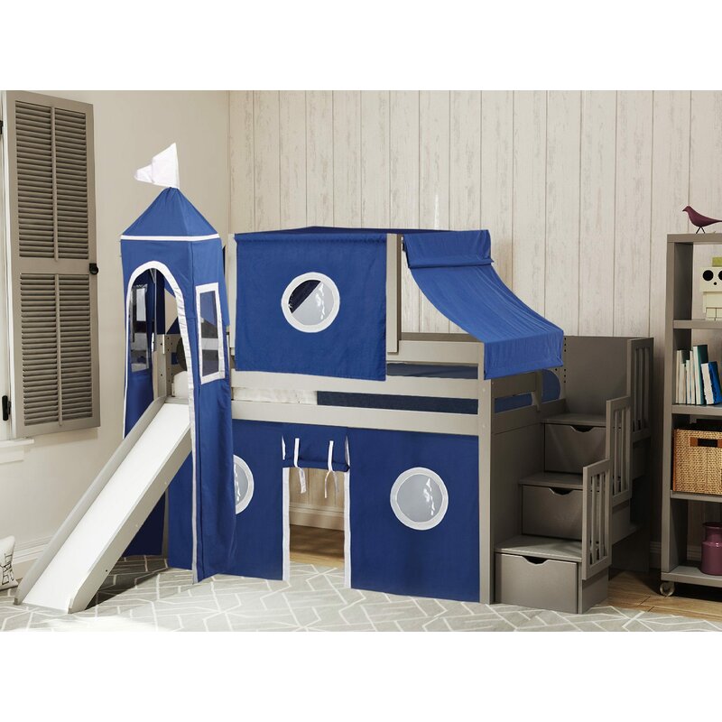 playhouse bed with slide