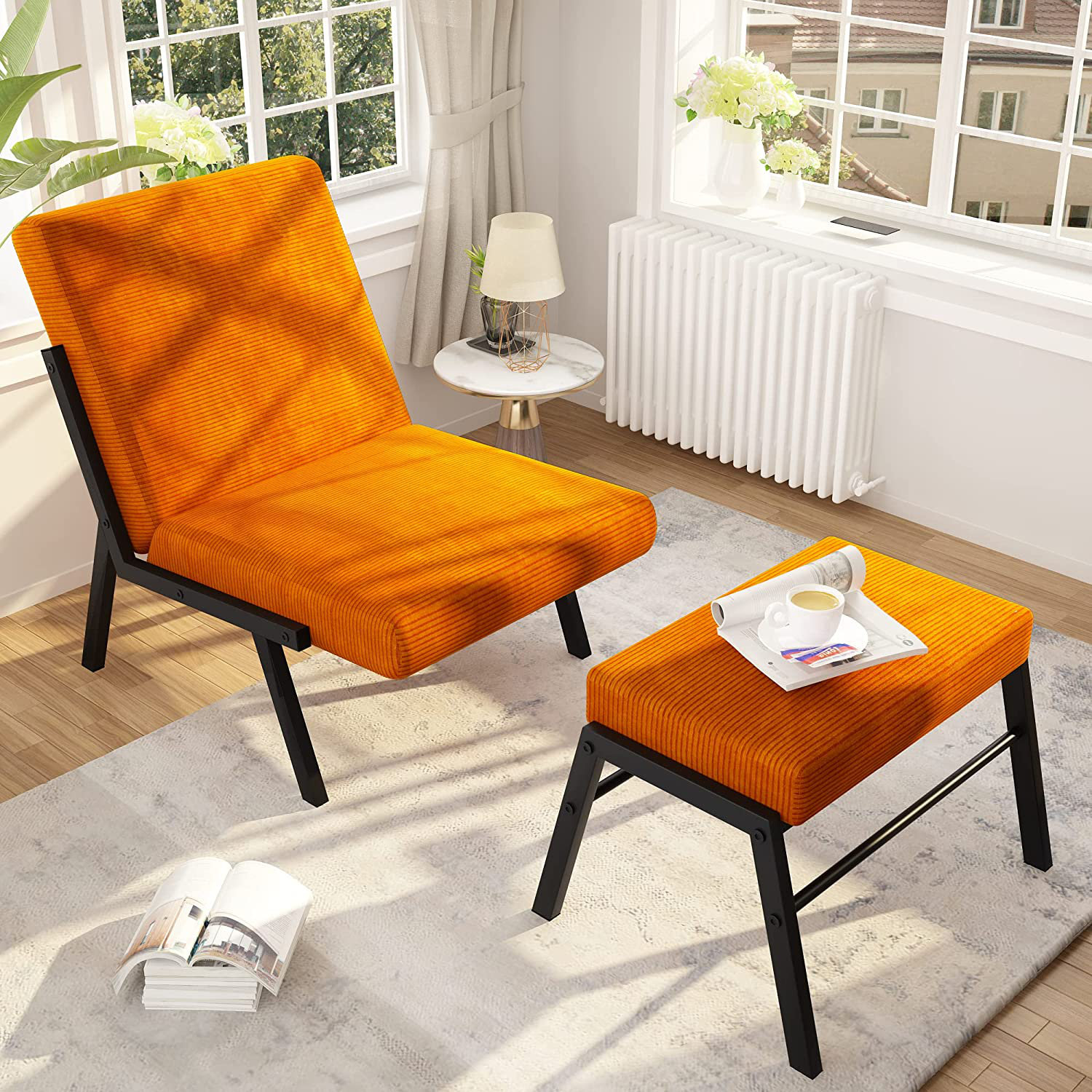 Mercer41 Edjuan Upholstered Accent Chair Wayfair