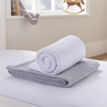 plain grey cot bedding