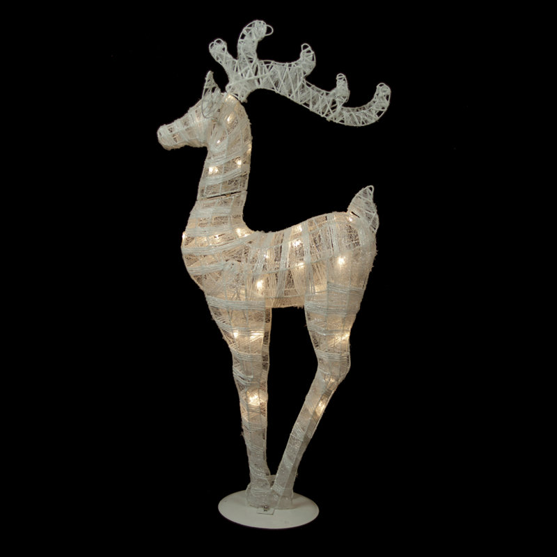 Northlight Battery Operated Glittered Led Lighted Reindeer Christmas Battery Operated Glittered Led Lighted Reindeer Christmas Decoration