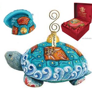 Derevo Turtle Ornament-Surprise Box