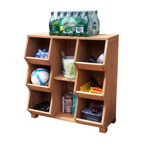 Stackable 8 Compartment Cubby