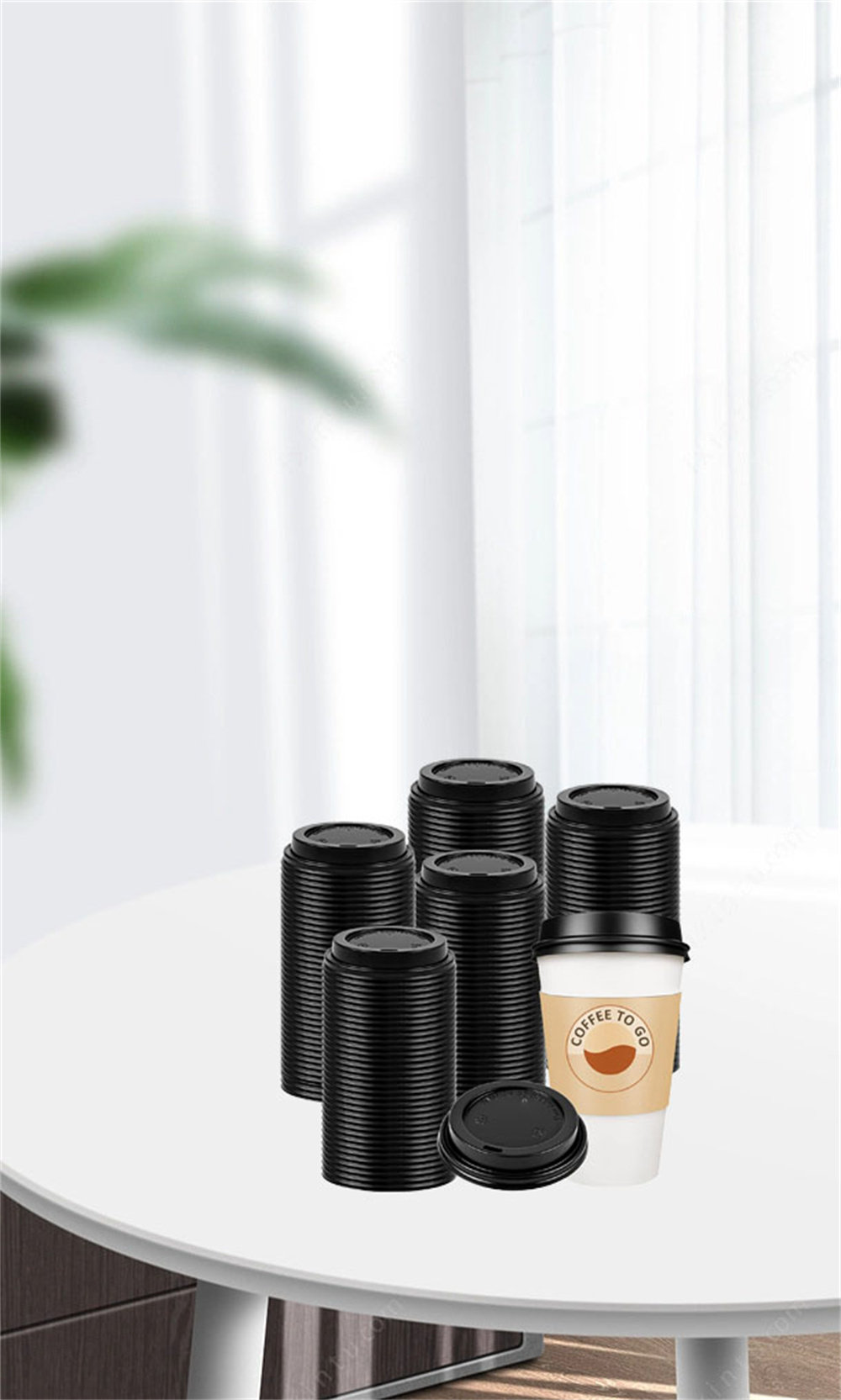 Eternal Night 200 Pack Hot Drink Lids Plastic Lid Dome Coffee Cup Lid