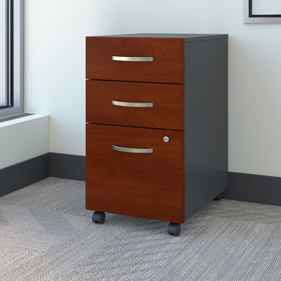 Series C 3 Drawer Vertical File Bush Business Furniture Color White