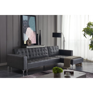 Extra Deep Sectional Sofa Wayfair Ayler Modern Sleeper Sectional